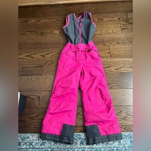 Girls snow bib snow pants
